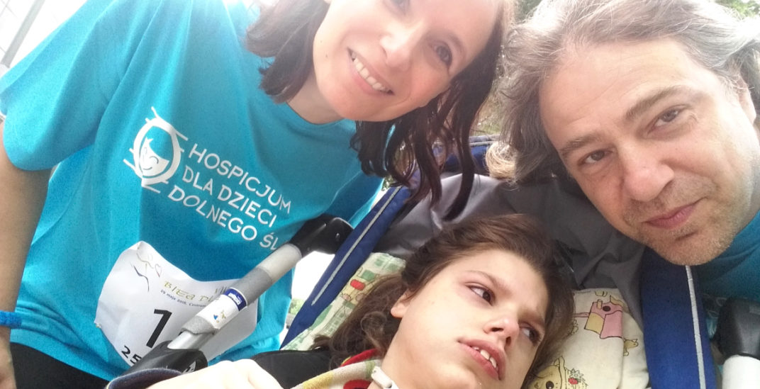 Ula biegnie dla Maćka